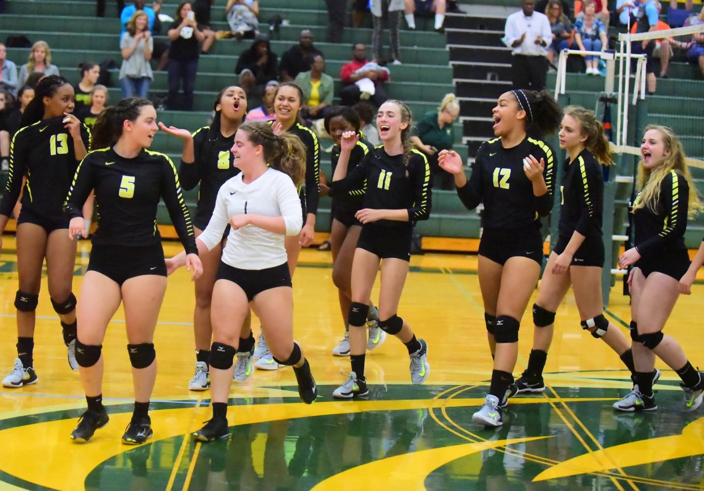 In a 5 set Senior Night thriller, the Lady Burros Volleyball team downs Dickson Co