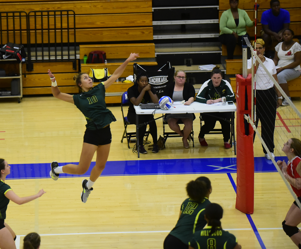 Lady Burros Volleyball beat Dickson Co. in 5 sets to win 3rd straight District 11 Championship