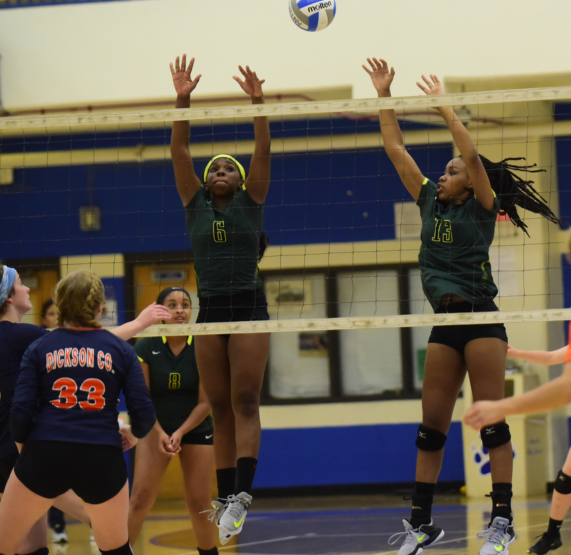 Lady Burros Volleyball beat Dickson Co. in 5 sets to win 3rd straight District 11 Championship