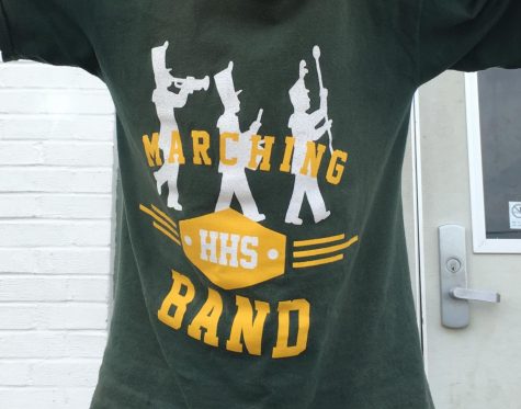 Picture of a hillsboro 2017 marching band shirt