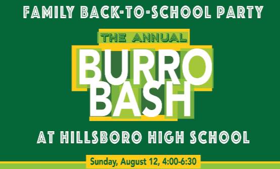 Come on out to a great community event – The Burro Bash!