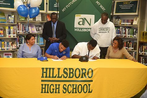 It’s official! Donald Fitzgerald and Joseph Honeysucker sign Letters of Intent with Division I colleges