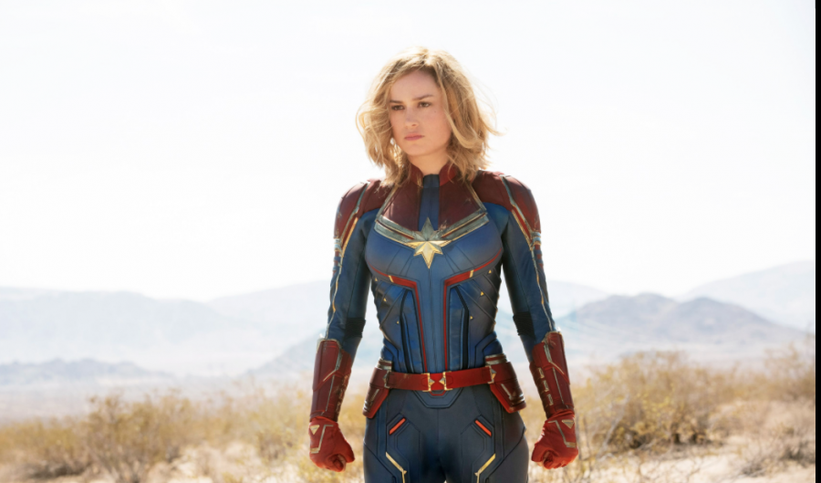 Publicity photo of Brie Larson in Captain America -  courtesy of Universal Pictures.