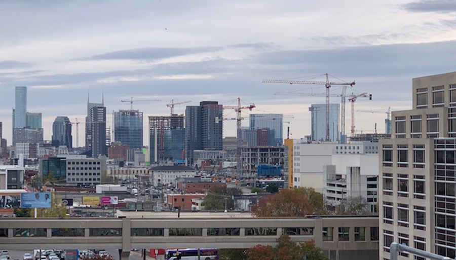 Crane craze – Nashville reaches the legal limit of cranes