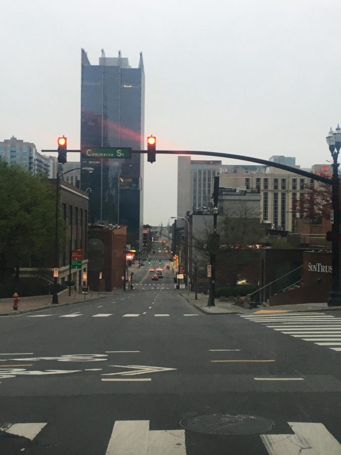 Empty Broadway Covid