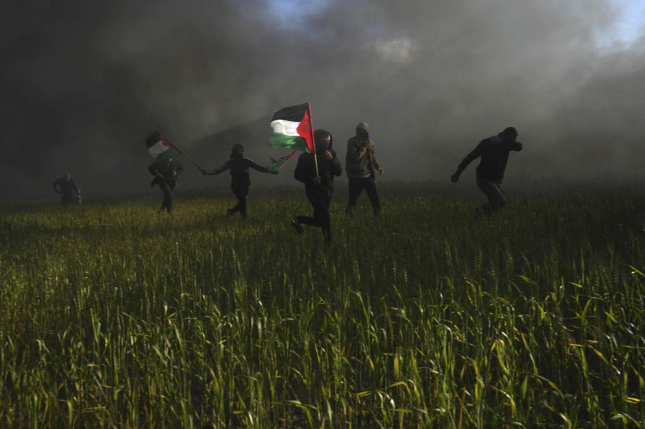 Palestinians+Protest+Against+Israeli+Military+Raids