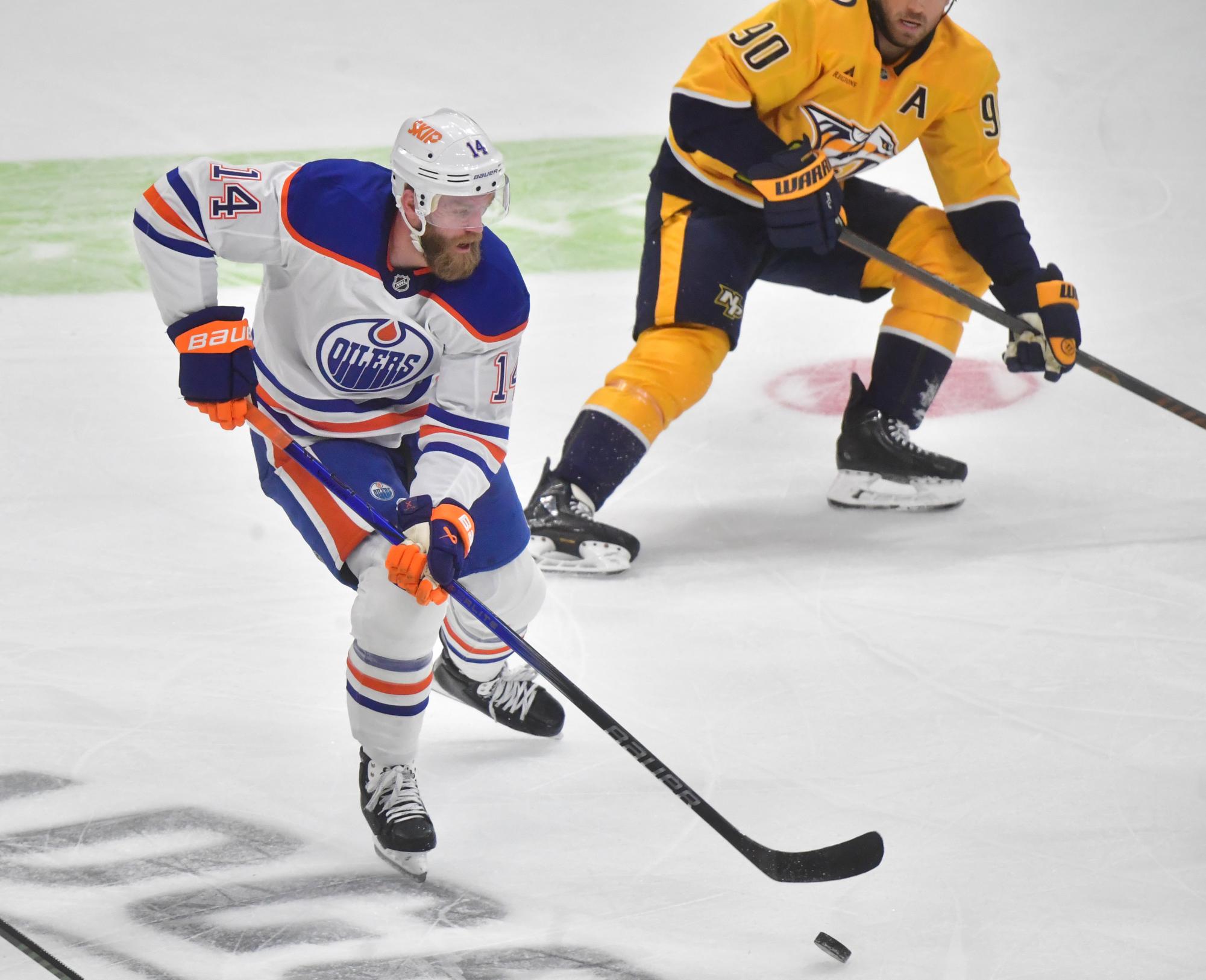 Kulak scores twice and McDavid gets first goal of season as Oilers beat Predators 4-2