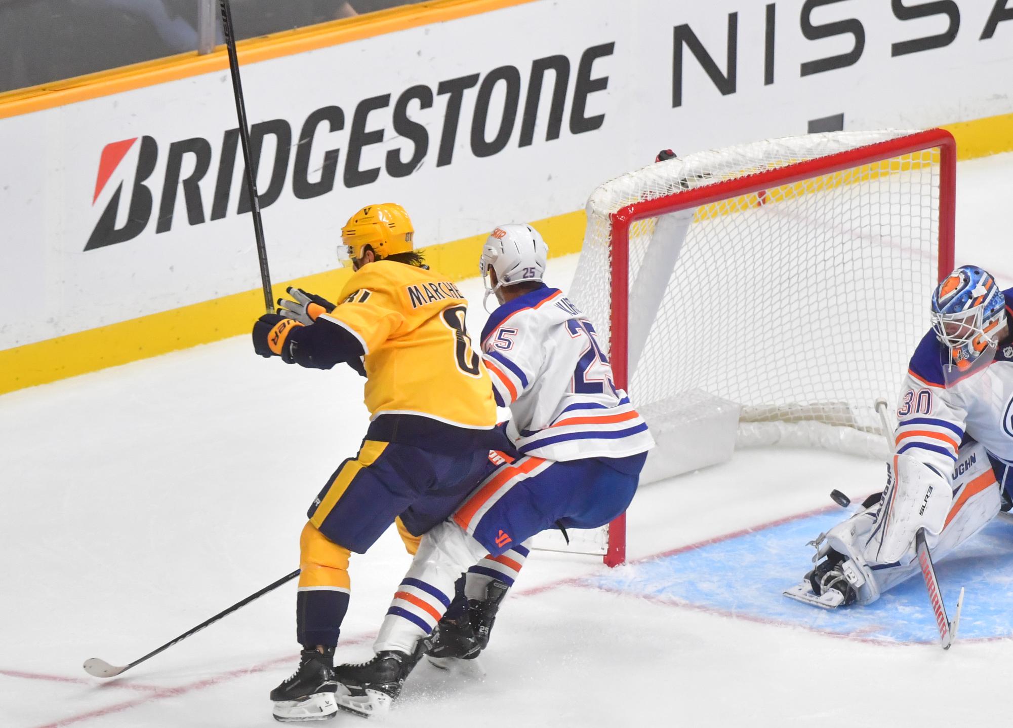 Kulak scores twice and McDavid gets first goal of season as Oilers beat Predators 4-2