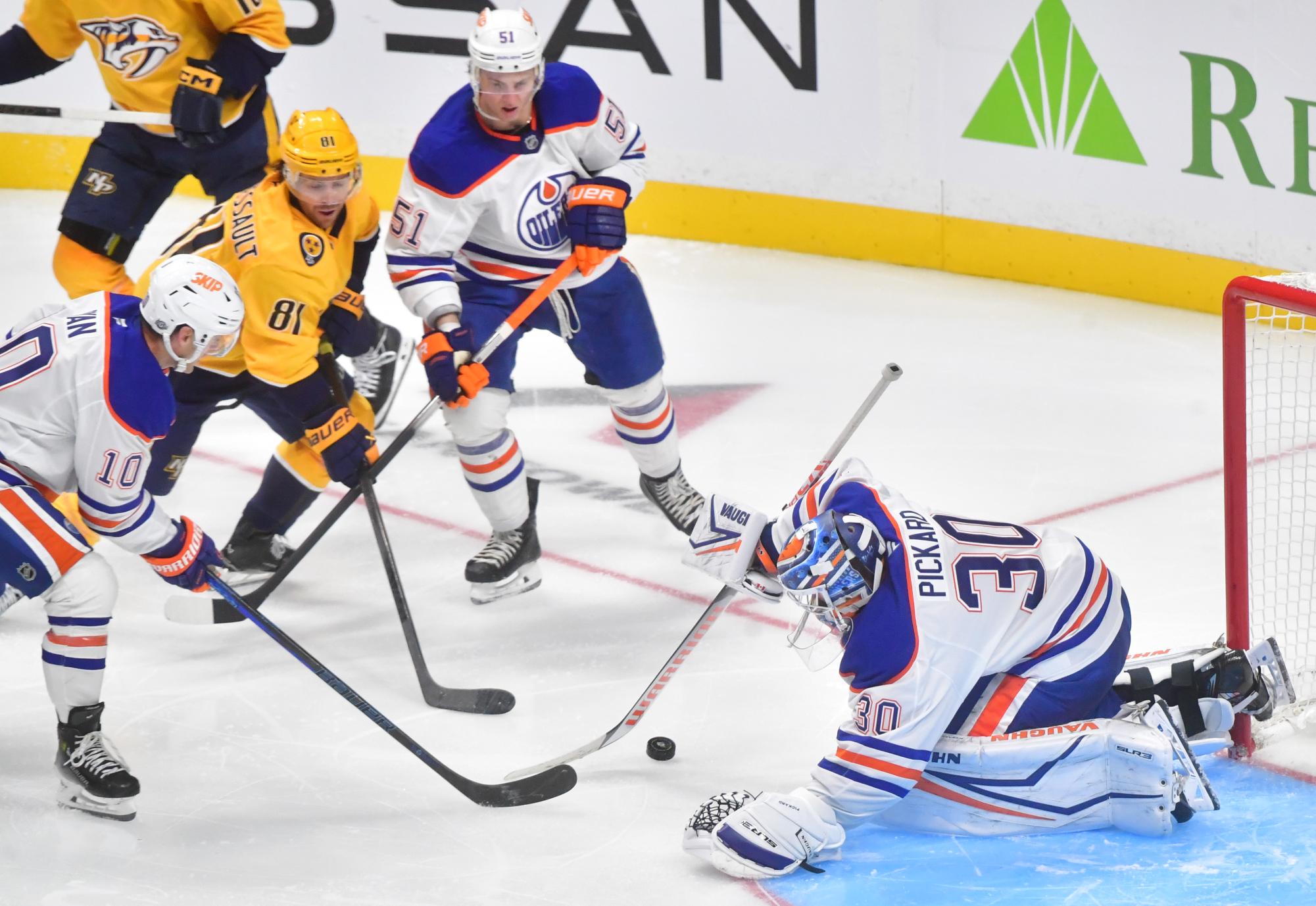 Kulak scores twice and McDavid gets first goal of season as Oilers beat Predators 4-2