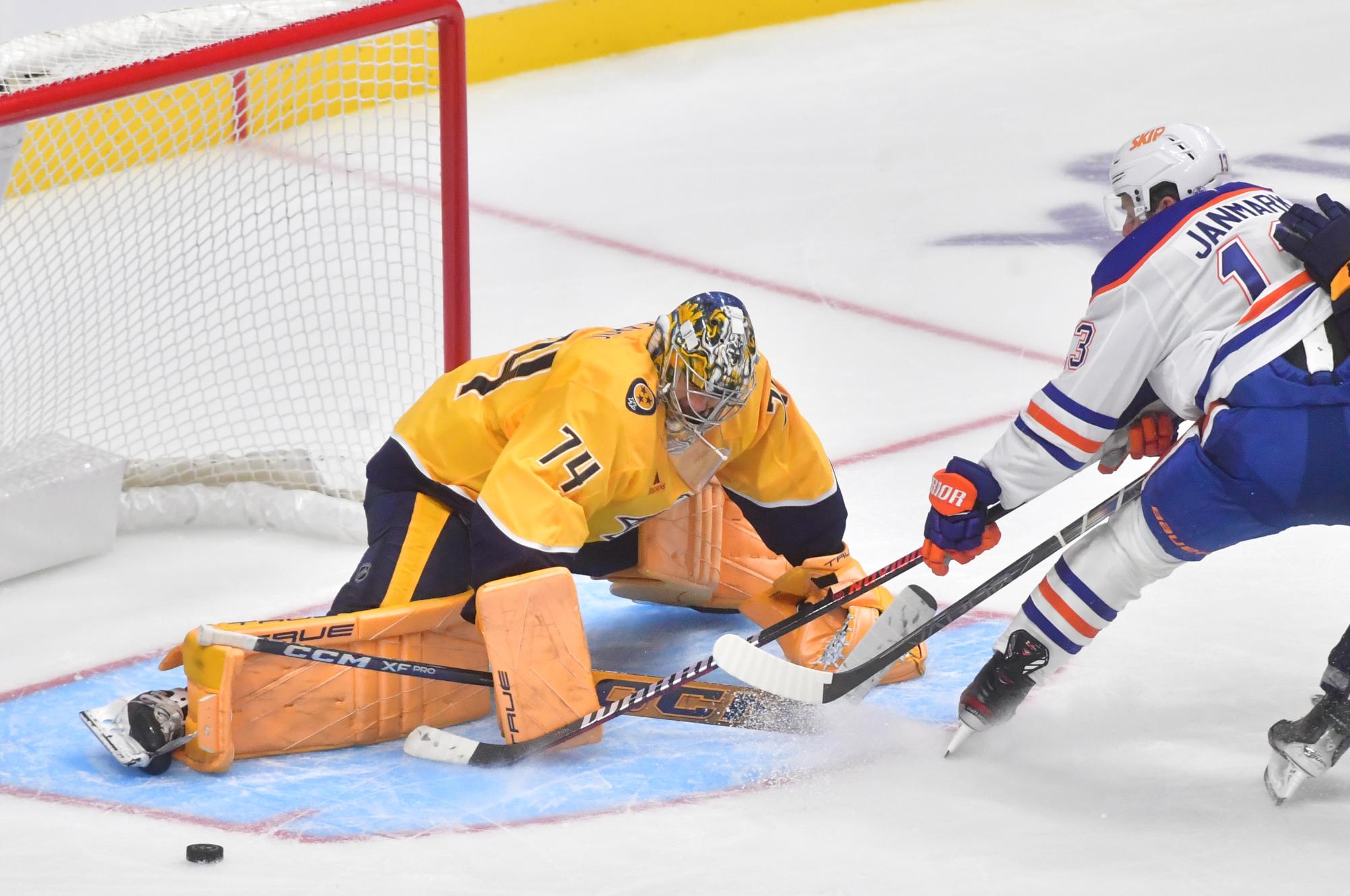 Kulak scores twice and McDavid gets first goal of season as Oilers beat Predators 4-2