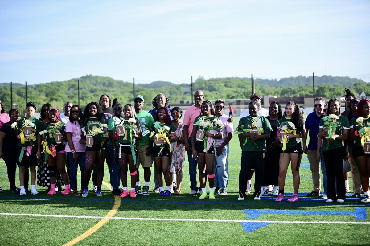 Hillsboro Girls FFB seniors with their guests for Senior night, 4/15/26. Photo by Jamal Southall